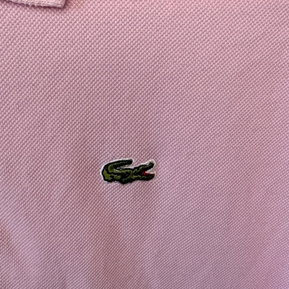Lacoste Soft Pink Polo Shirt - Picture 3 of 8